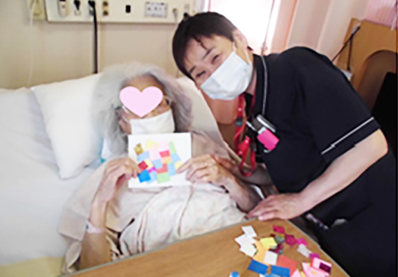 写真：花火作品完成！